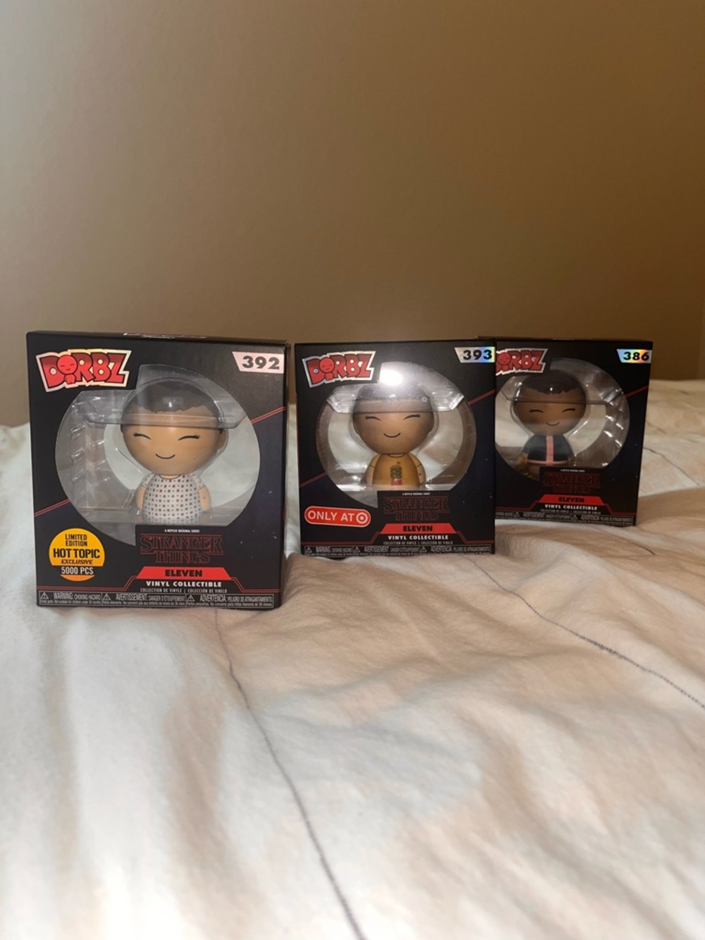Funko Dorbz - Stranger Things Eleven, Set of 3 - #386, #392, #393